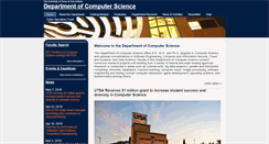 Desktop Screenshot of cs.utsa.edu