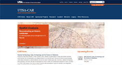 Desktop Screenshot of car.utsa.edu