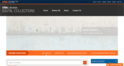 Desktop Screenshot of digital.utsa.edu